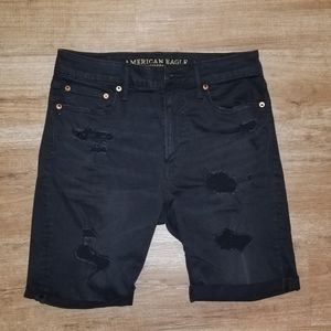 American Eagle Distressed Shorts Next Level Flex